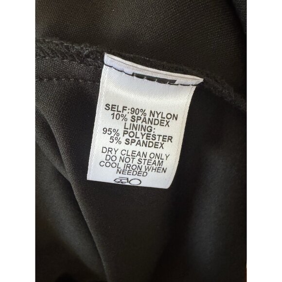 Kiyonna Dress New Size 2x Black Lace VNeck Stretch Lined Cocktail Formal 057 - Picture 7 of 8